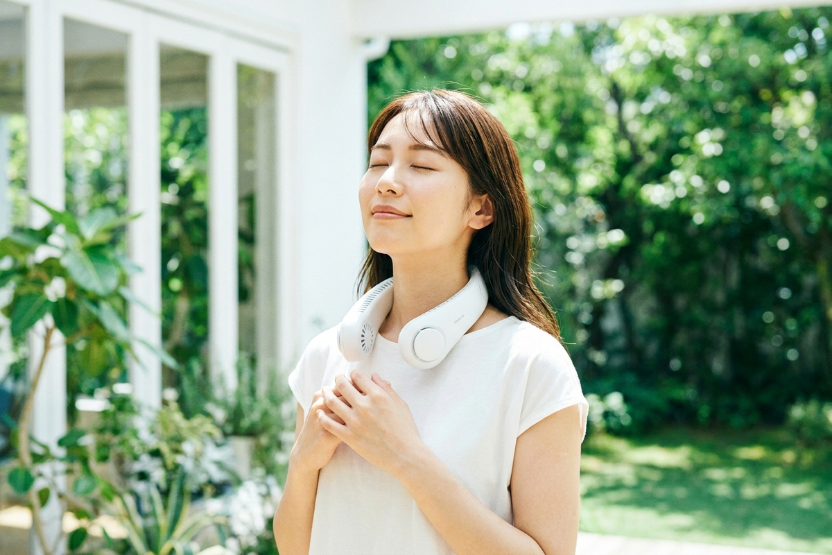 瞬間冷却ネックファンは本当に冷たい？2026年改良モデルをAIが本音で検証