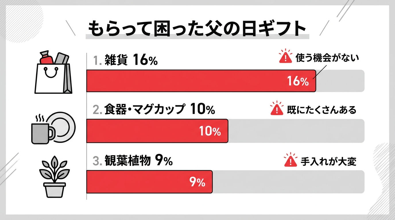 父の日ギフトでよくある失敗
