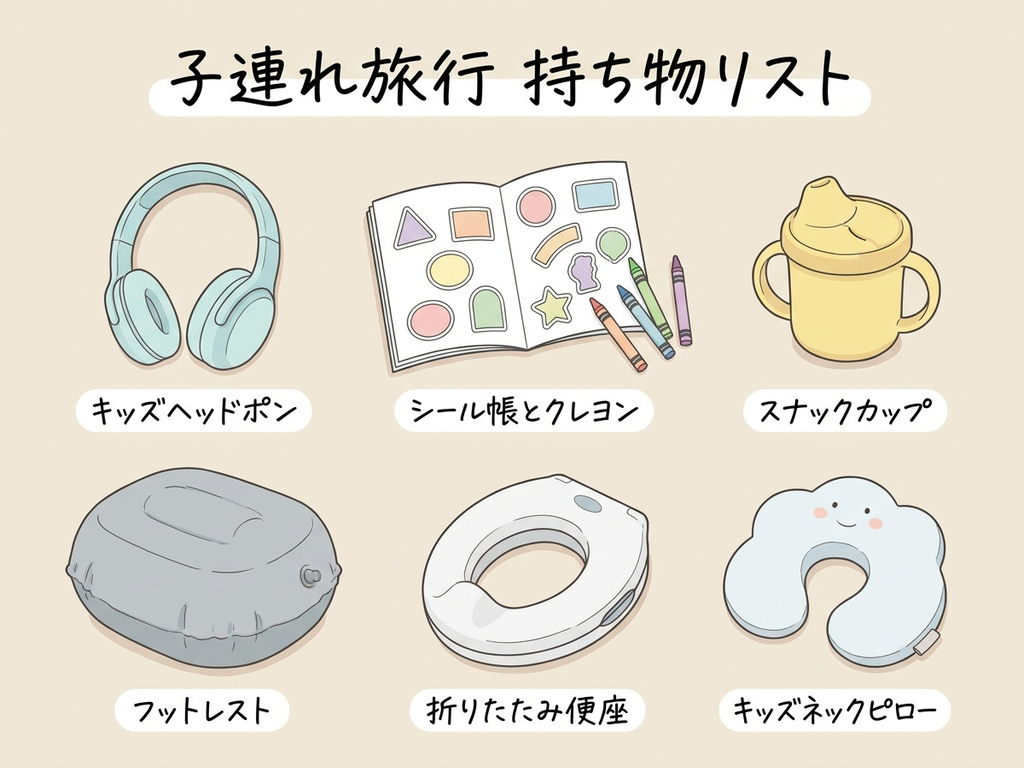 子連れ旅行 持ち物リスト