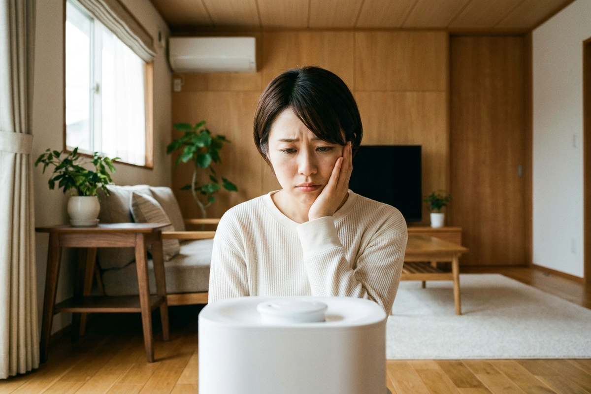 レビュー☆4.6を信じて買った加湿器で大失敗｜「高評価の落とし穴」を踏んだ体験談【2026年】