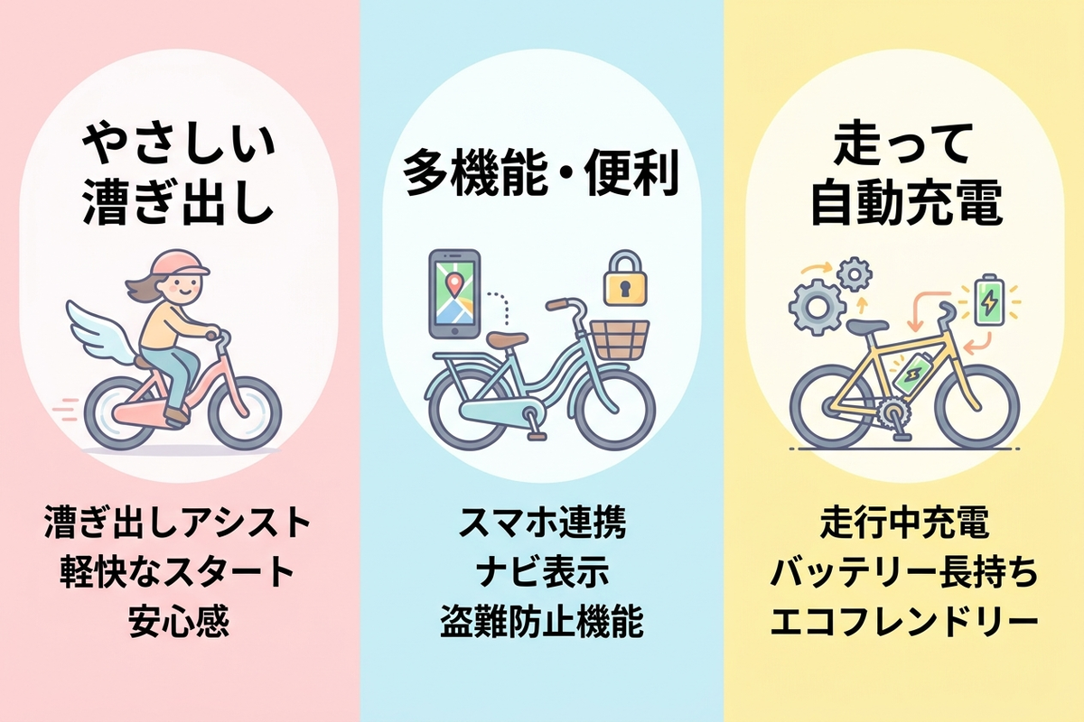 3メーカーの個性比較
