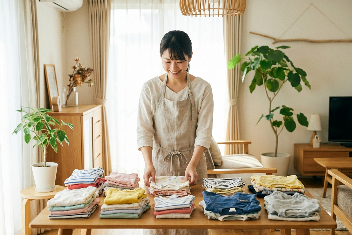 メルカリで子ども服を賢く買う・売るコツ｜サイズアウト服で家計を助ける実践ガイド【2026年】