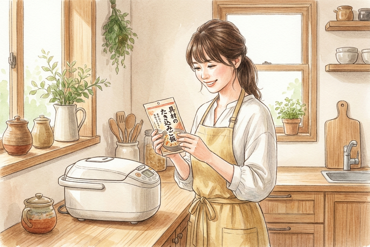 新米が出回るこの時期にこそ試したい「炊き込みご飯の素」｜ワーママの時短ごはん活用術【2026年】