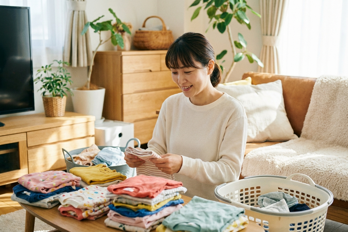 子供服の衣替え、いつまで着られる？「サイズアウト」を先読みする仕分け術【2026年版】