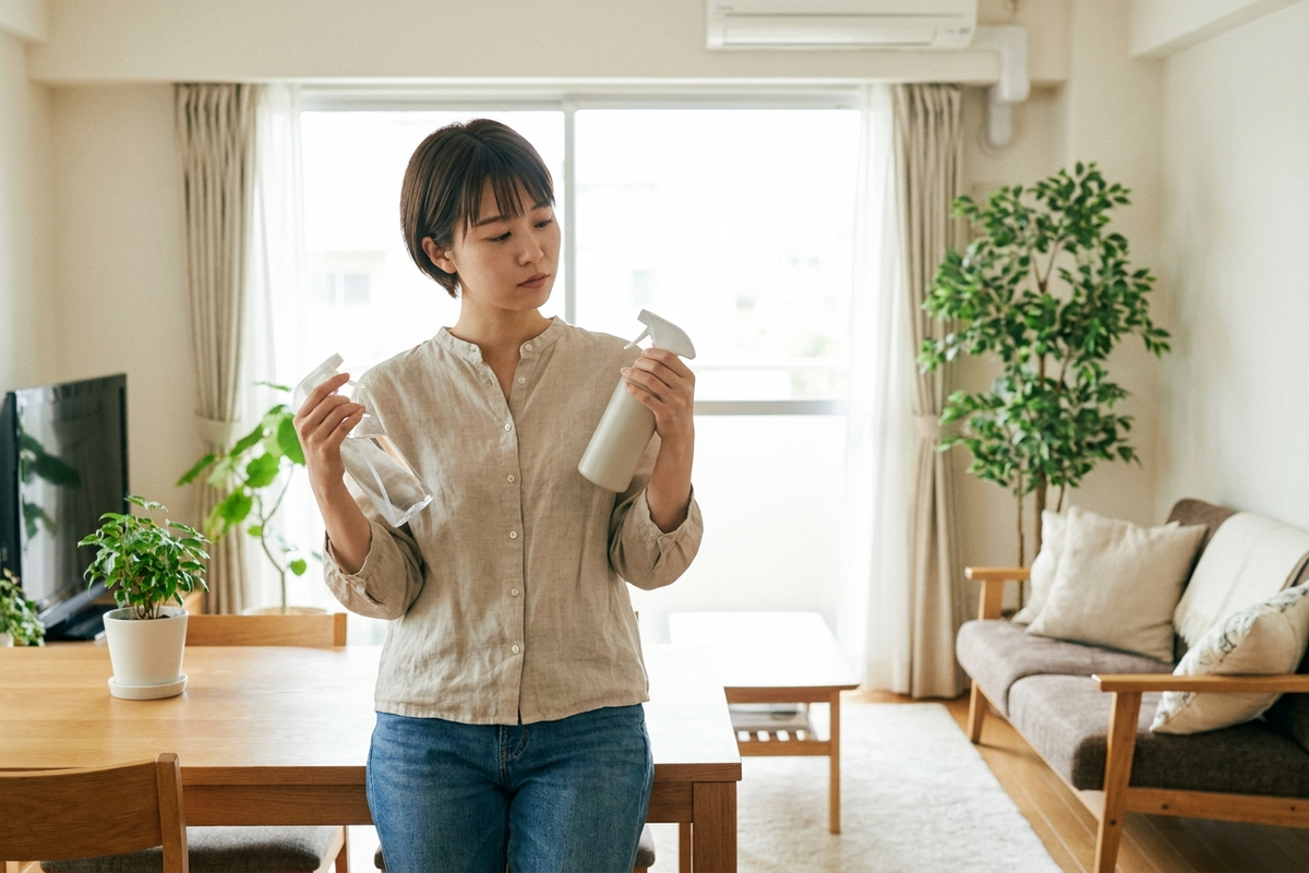 「除菌スプレー、アルコールと次亜塩素酸水どっちを常備すべき？」感染症シーズン前にAIに聞いてみた【2026年版】