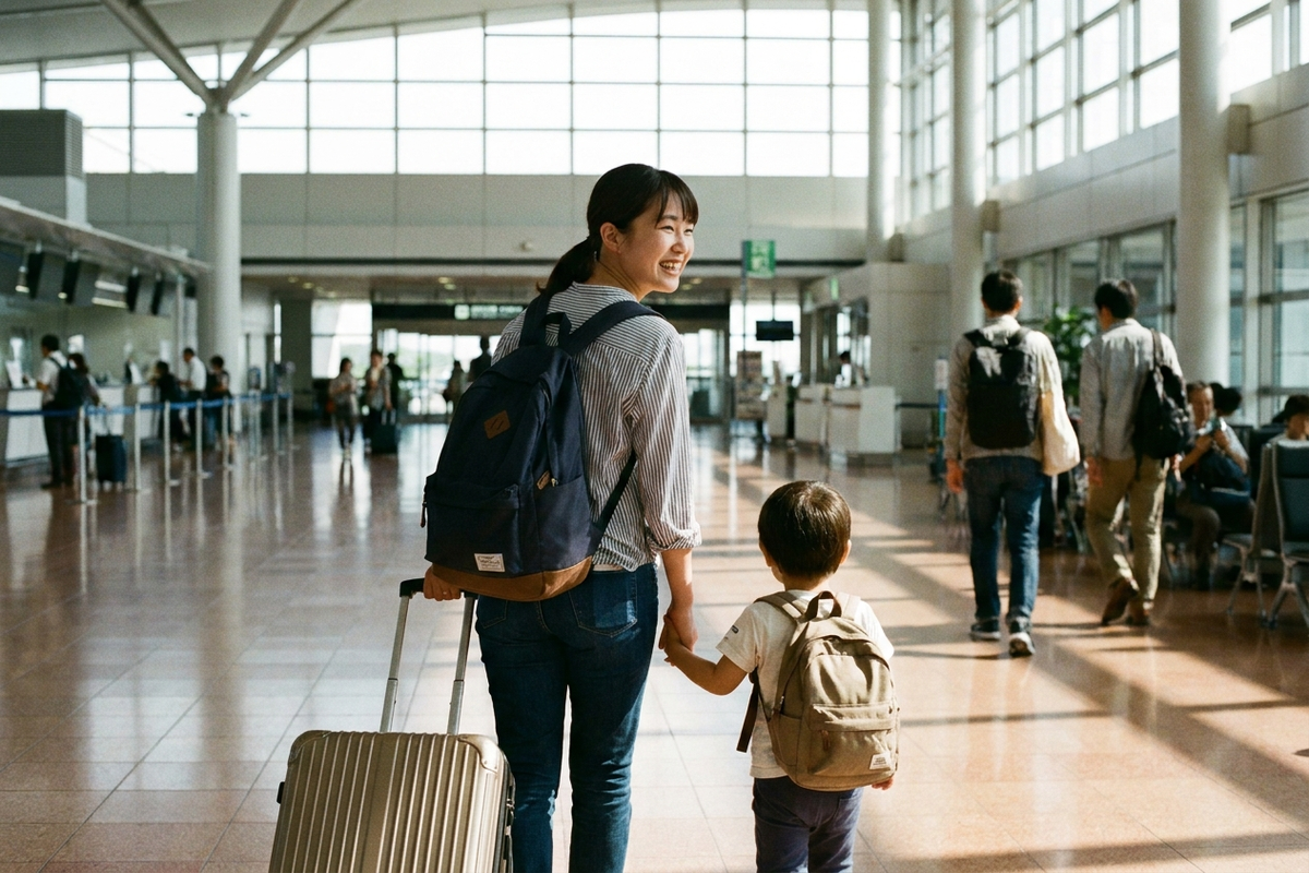 「シルバーウィークの旅行、子連れの荷物どこまで減らせる？」AIに聞いてみた｜スーツケース1つで乗り切る現地調達・宅配術【2026年版】
