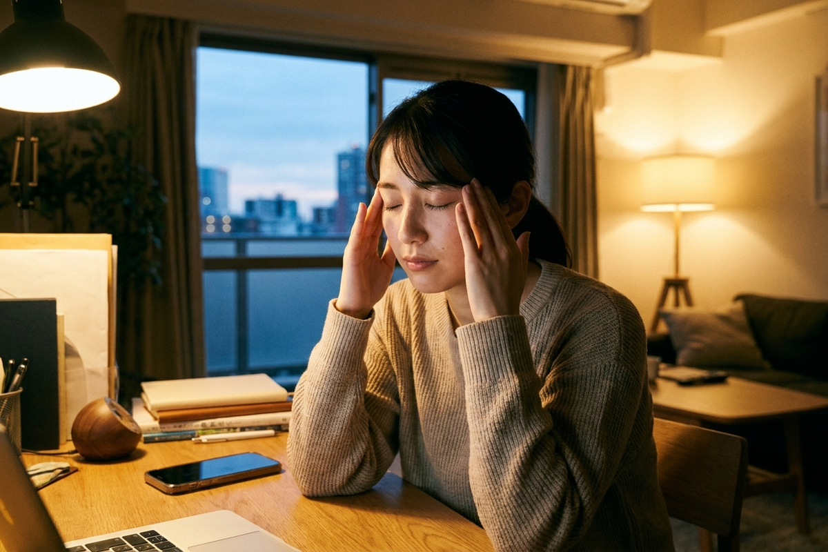 たった1枚のホットアイマスクで、夜のスマホ疲れ目をリセットできる理由｜めぐりズムと充電式・家電タイプの使い分け【2026年版】