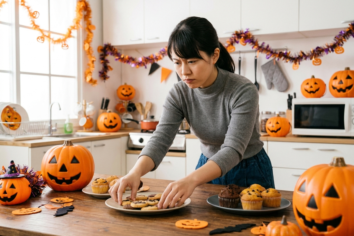 ハロウィンホームパーティーで手作りお菓子を配って後悔した話｜衛生と後片付けで学んだ3つのこと【2026年】