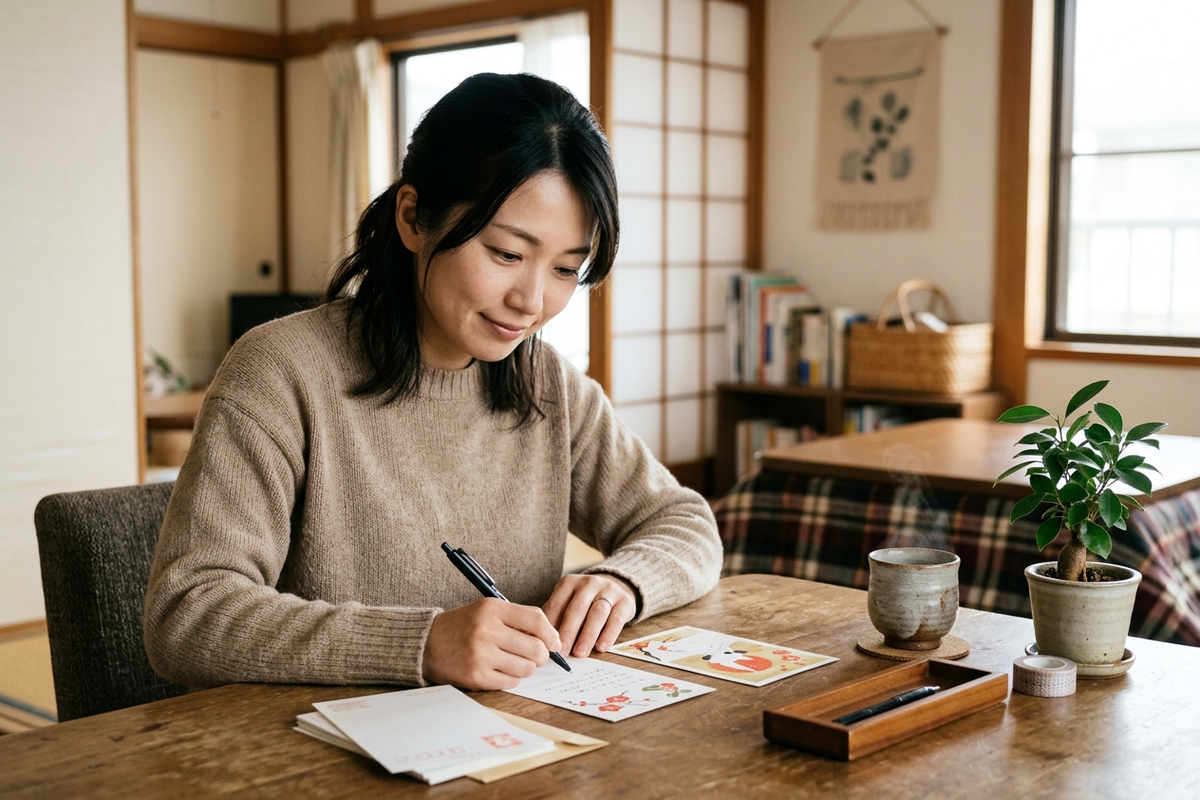 年賀状じまい、角を立てない文例と準備の進め方｜今年で終わりにする人へ【2026年】