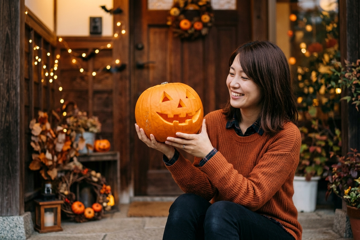 ハロウィン用かぼちゃランタン、生の本物かぼちゃで作って後悔した3つのこと【2026年版】