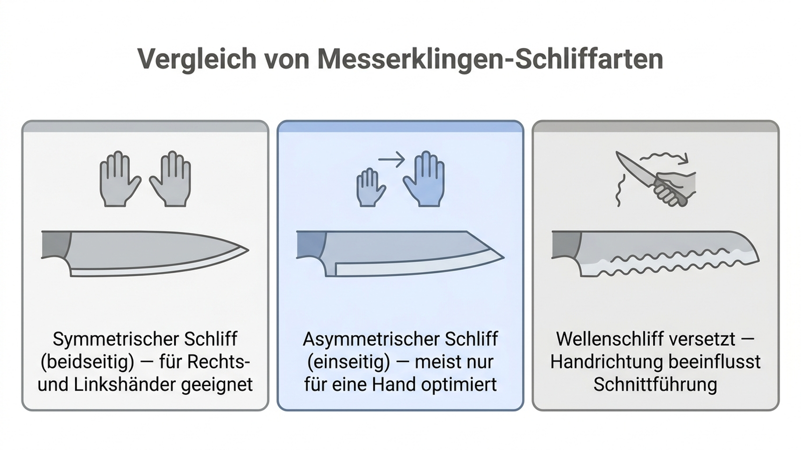 Küchenmesser für Linkshänder 2026: Wo es wirklich zählt