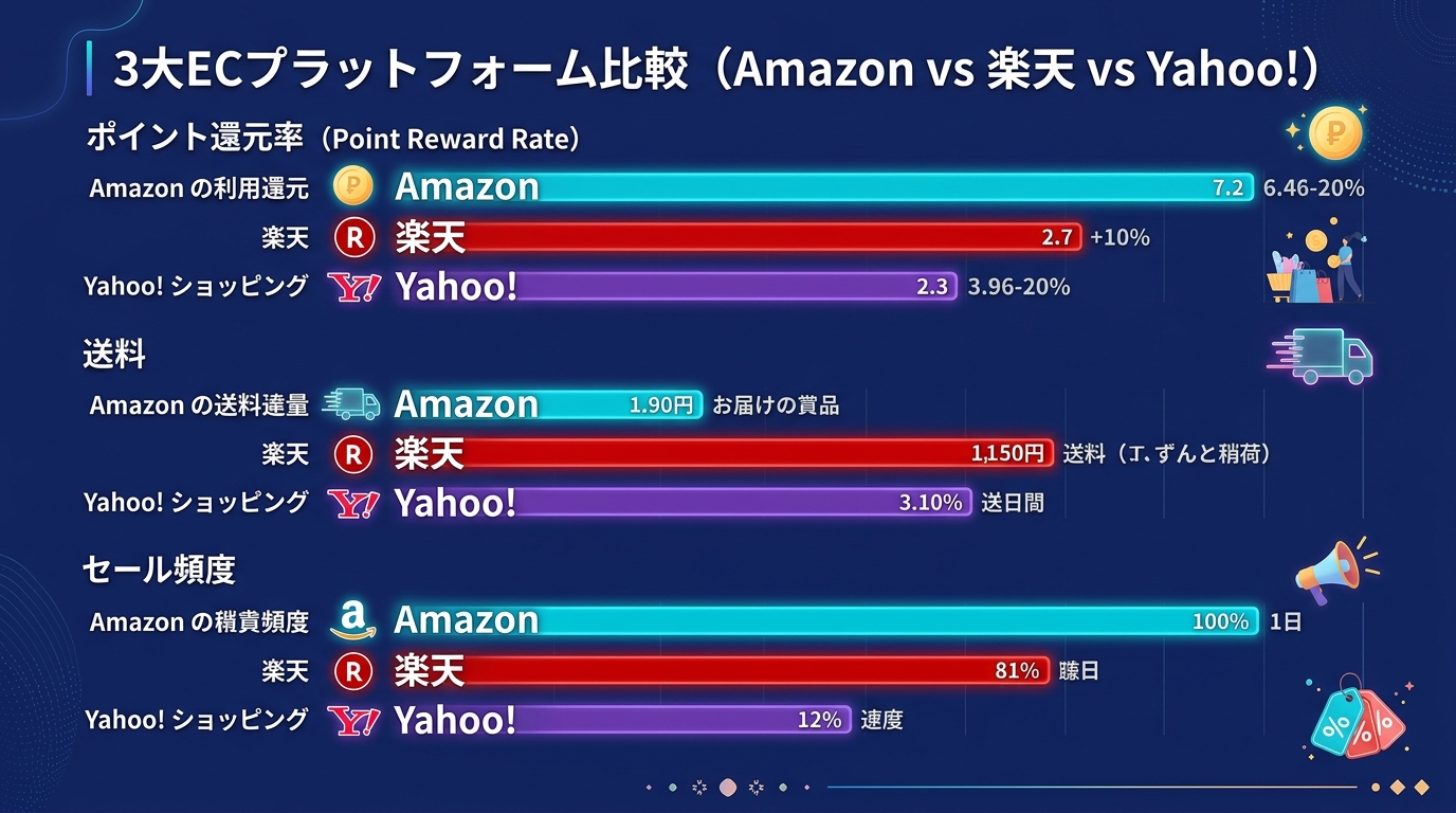 ポイント還元の比較