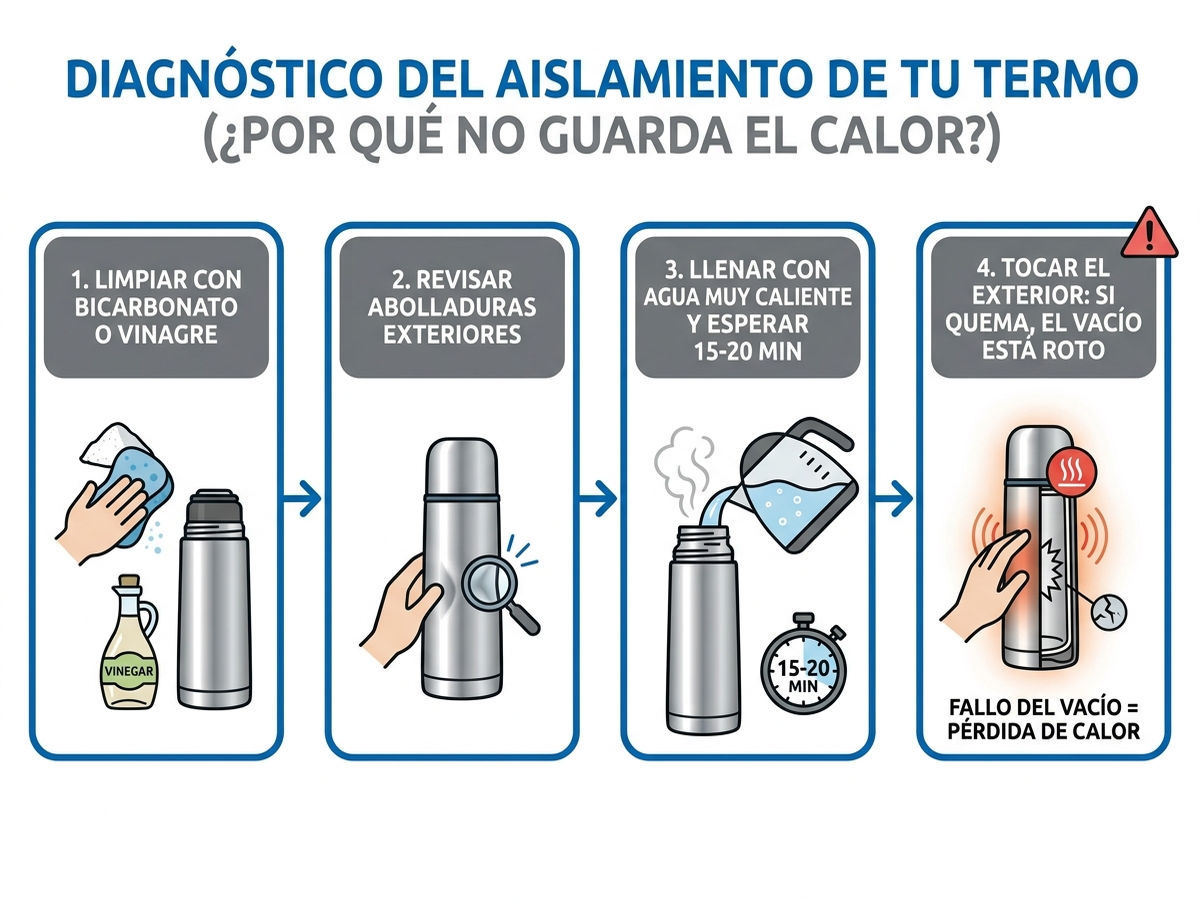 Diagnóstico rápido: cómo saber por qué el termo ya no aísla