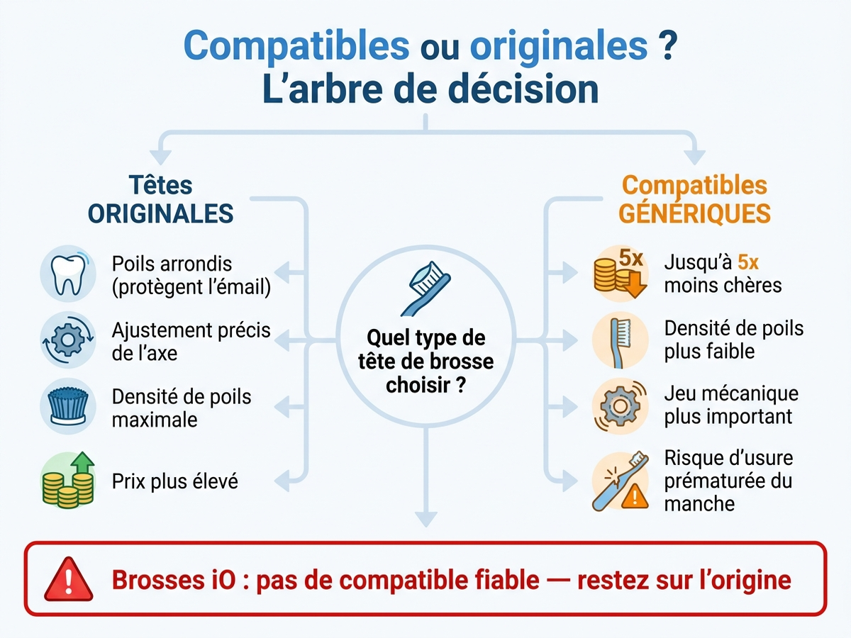 Infographie : arbre de décision compatibles ou originales