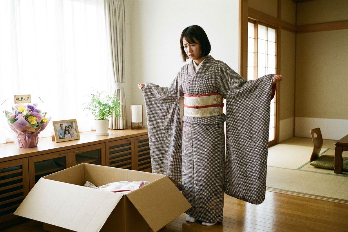 敬老の日、通販で頼んだ着物レンタルがサイズ違いで届いた話｜買う前に知っておけば良かったこと