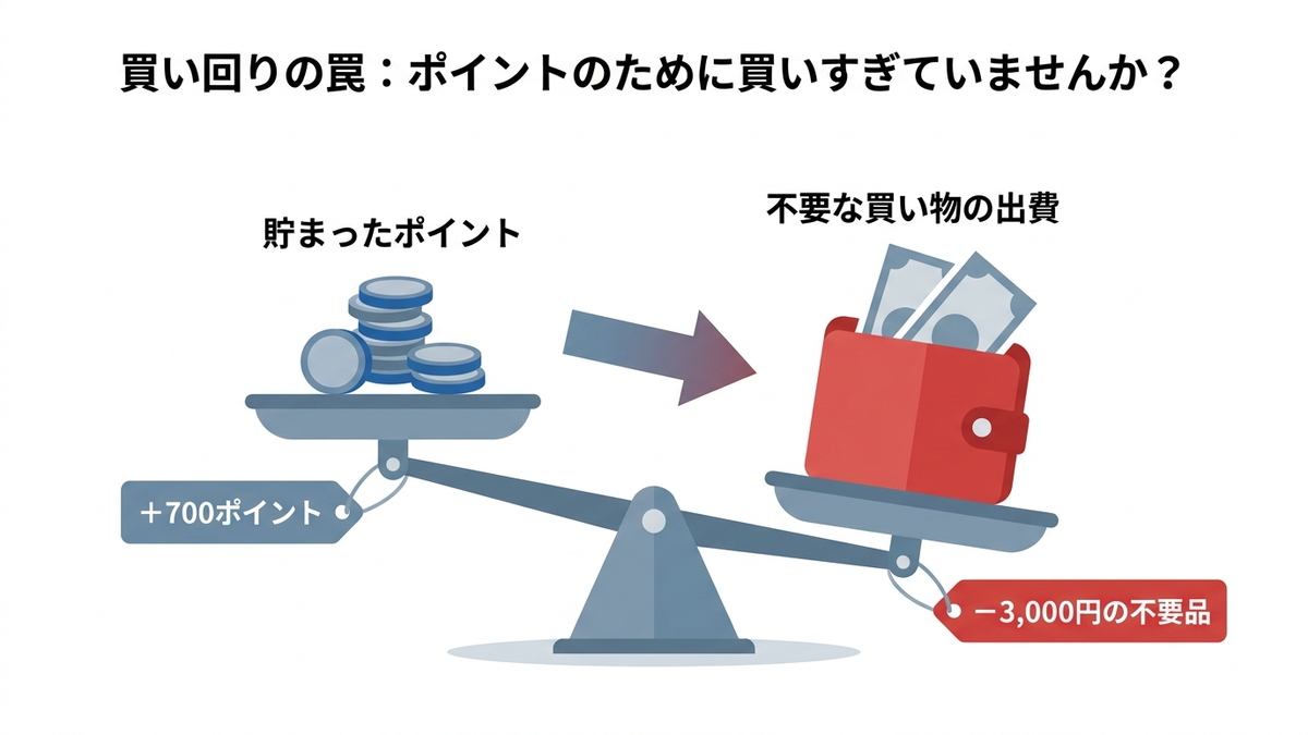 買い回りの罠：ポイントのために買いすぎていませんか？